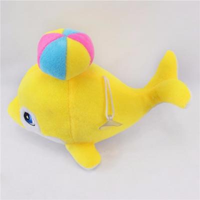 Names for Stuffed  Yellow Plush Dolphin with a Colorful Ball
