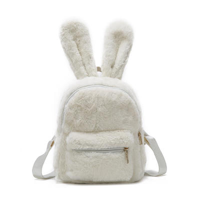 Stuffed Hello Kitty Doll Rabbit Ears Cartoon Backpack