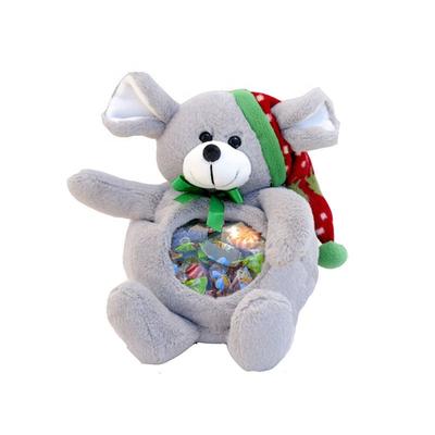 Custom Cuddly Teddy Bear Shaped Candy Bag for Festival Gifts